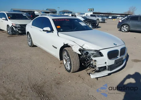 2014 BMW 750I from USA, damaged, VIN WBAYA8C57ED825083